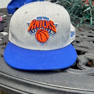 Knicks grey and blue hat Excellent condition adjustable